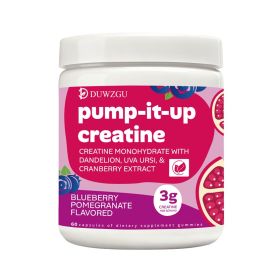 Creatine Gummy Candy Blueberry And Pomegranate Flavor (Option: Picture color)
